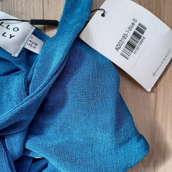 Hello Molly Angelic Desires Mini Dress Bright Blue S NWT - Picture 7 of 7